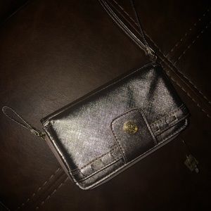 Rose Gold Phone Wristlet Wallet